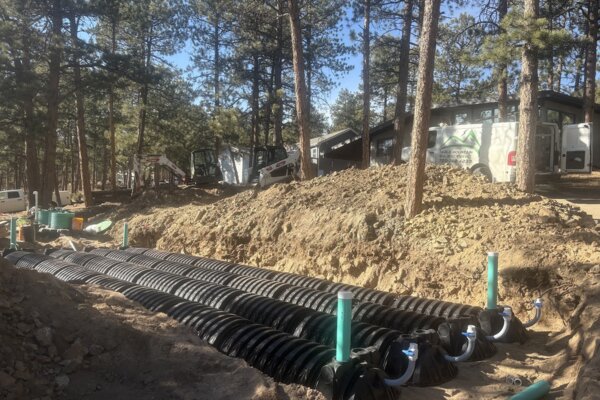 Concrete Sewage System Pipe Installation